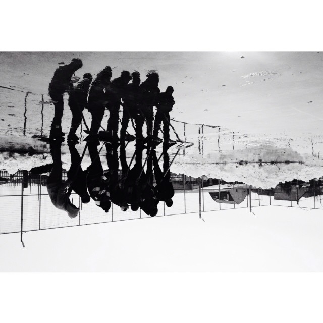 Adrenaline is natures way of telling you 'don't fuck up.' #reflection #bikepolobucharest #ig_bucharest