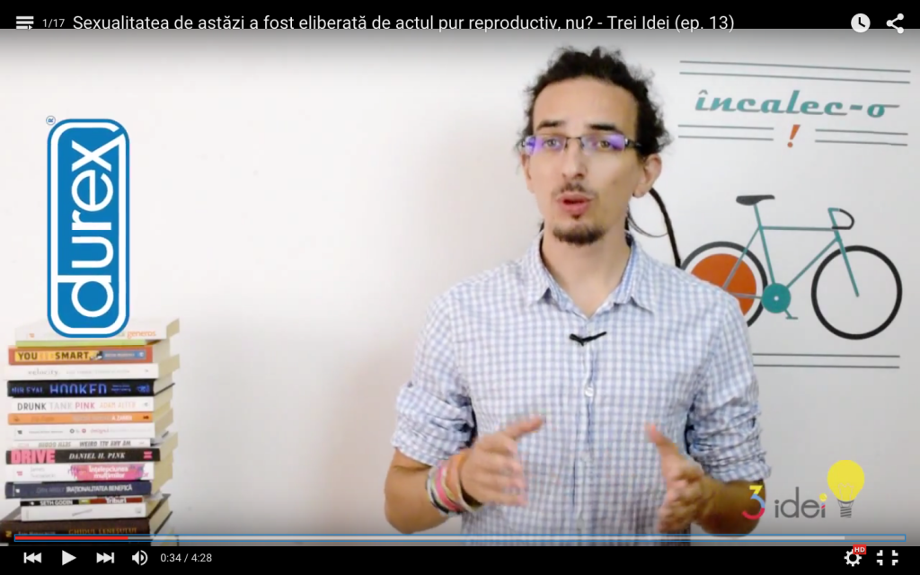 Sexualitatea de astăzi a fost eliberată de actul pur reproductiv, nu? - Trei Idei (ep. 13)