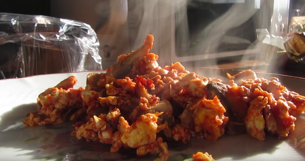 Mic dejunul campionilor, varianta cu bulion